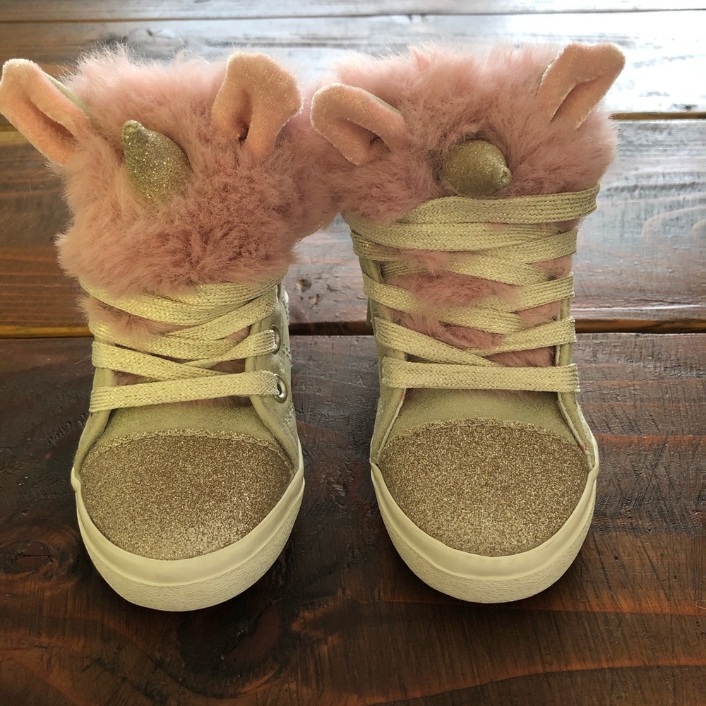 Unicorn little girl shoes